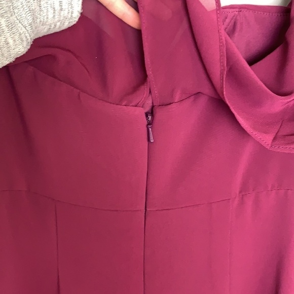 NWT Brideside bridesmaid Lucy dress in Berry 6XL - Picture 5 of 8